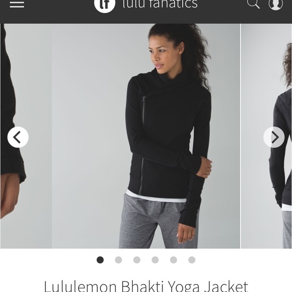 lululemon athletica Jackets & Blazers - Lululemon Bhakti yoga jacket in black size 4